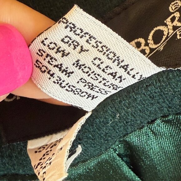 Sag Harbor Emerald Green 100% Wool Blazer Size 8 Workwear Office Casual Academia - Picture 6 of 12